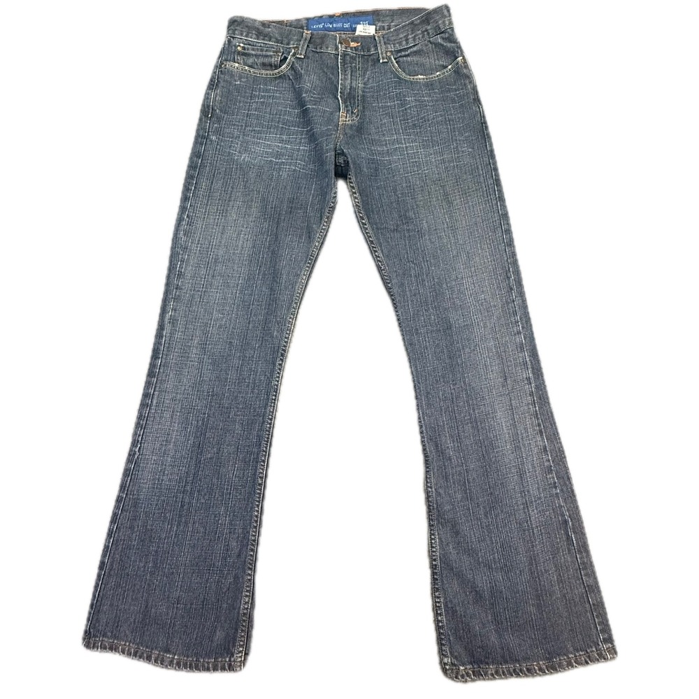 Levis 527 Jeans Mens 33x34 Blue Low Boot Cut Denim 00527-0200 Vintage Y2K